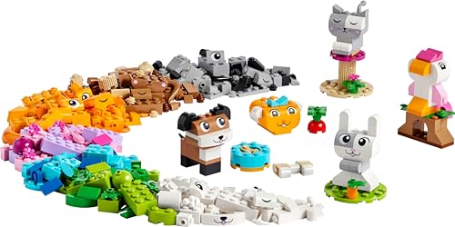 LEGO Classic Creative Pets - Animal Building Toy Set for Kids 5+ 10