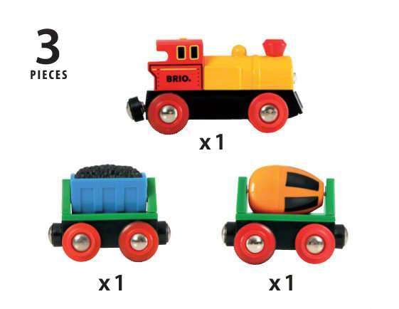 BRIO World Battery Operated Action Train Set - Compatible with BRIO Railway, FSC Certified Wood, Model 33319 12