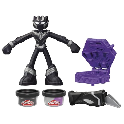 Play-Doh Marvel Black Panther Cutting Claws Action Figure Playset | Ages 4+