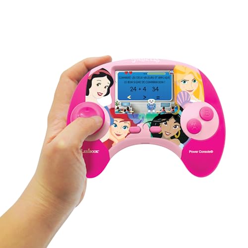 Lexibook Disney Princess Power Console® - Bilingual Educational Game Console with 100 Activities (French/English), Ages 4+ 10