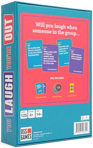 DSS Games You Laugh You're Out - A Family Party Card Game 8