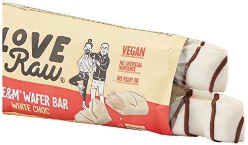 LoveRaw Cream Wafer Bars - Vegan Chocolate Bar, Dairy-Free, Palm Oil Free, No Refined Sugar, 45g 9