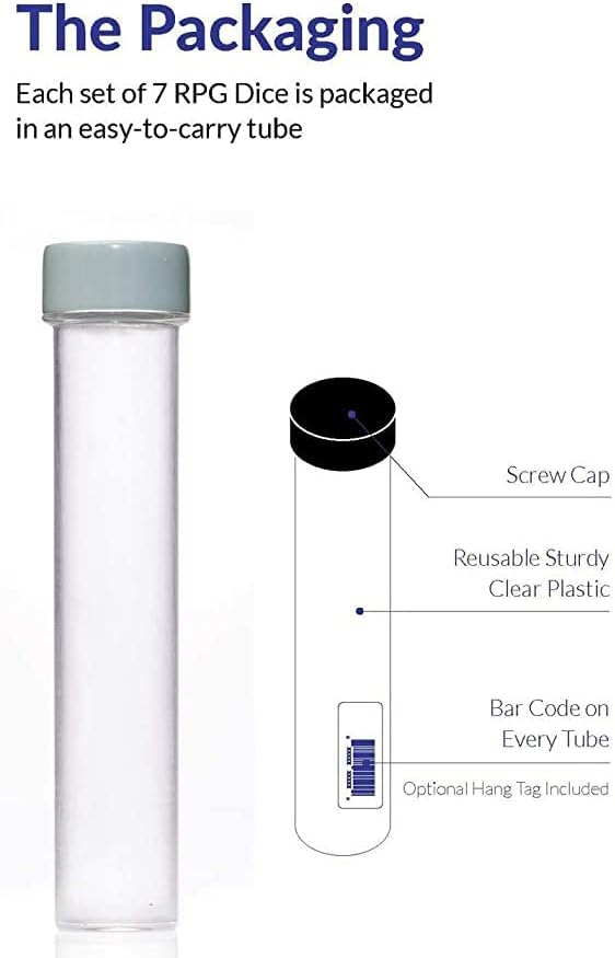 Sirius Dice Red Cloud Transparent Polyhedral Set