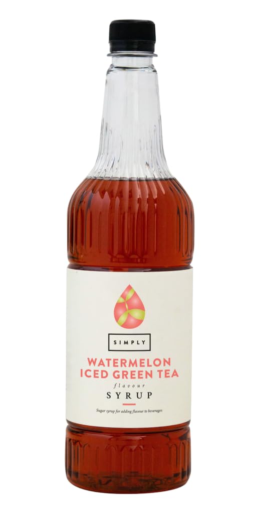 Simply Watermelon Iced Green Tea Syrup - 1 Litre | Vegan | Halal