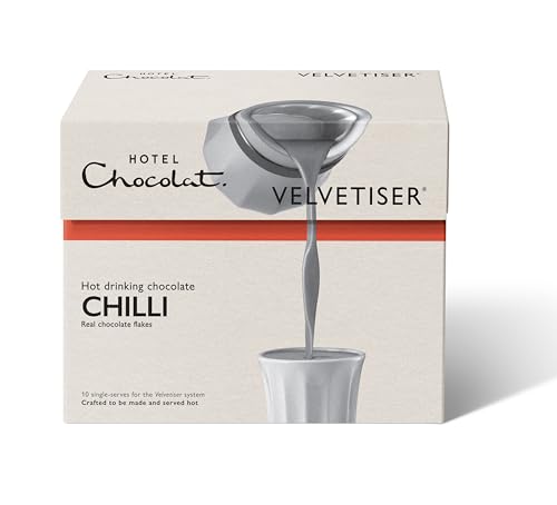 Hotel Chocolat - Chilli Hot Chocolate Sachets (10 Sachets, 70% Dark Chocolate with Habanero) 8