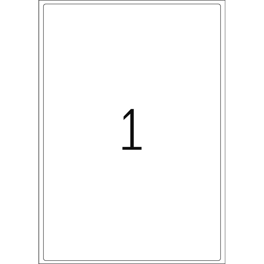 TopStick 8772 Parcel Shipping Paper Labels - 1 Label per A4 Sheet | 199.6 x 289.1 mm | 100 Sheets 2