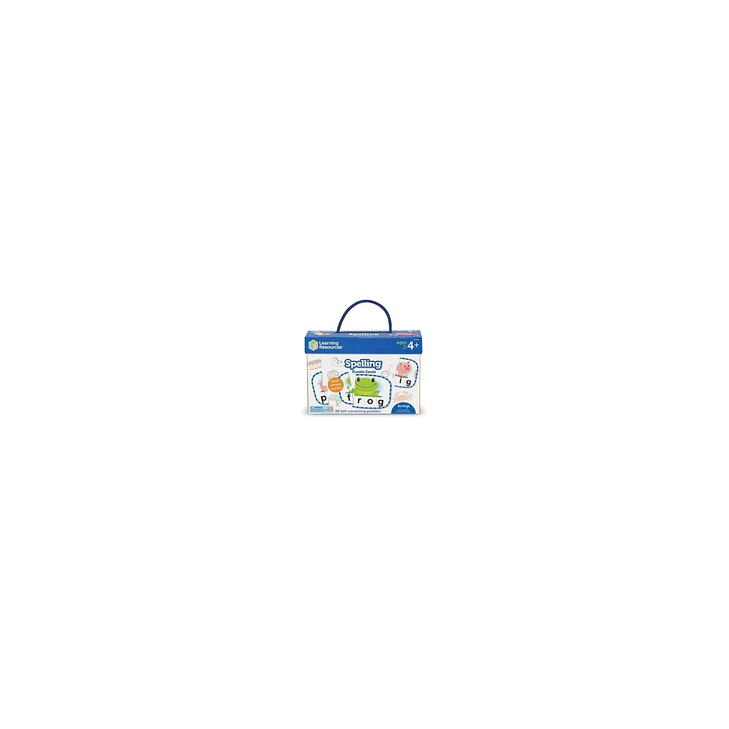 Learning Resources Spelling Cards LER6086 for Preschool Readiness Ages 4-7 3