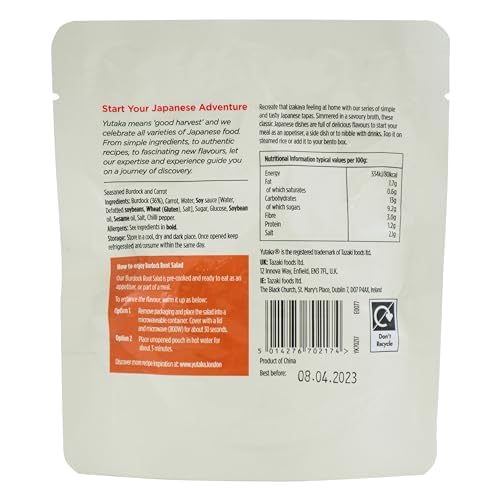 Yutaka Burdock Root Salad - Authentic Japanese Pickled Vegetable Side Dish | 100g