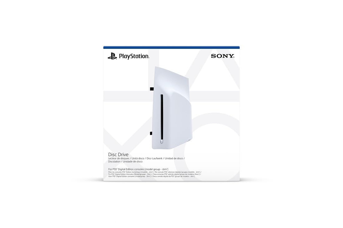Sony PlayStation 5 Ultra HD Blu-ray Disc Drive for Digital Edition (CFI-2000 Slim Model) - White