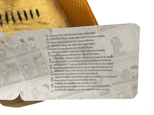 CYP BRAND Garfield Plush Face Design Kids Backpack 8