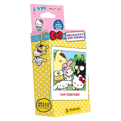Panini Hello Kitty & Friends Trading Card Collection Multiset | 4 Packs + 1 LE Card | 209 Cards to Collect