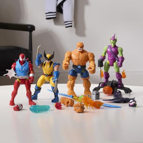 SPIDER-MAN MixMashers Scarlet Spider Custom Action Figure - 5 Inch Scale | Interchangeable Parts 10
