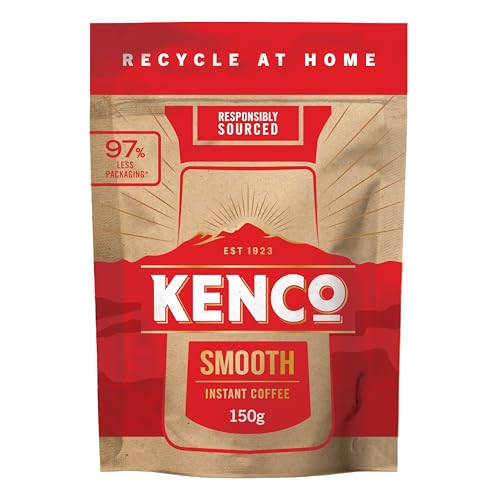 Kenco Smooth Instantkaffee-Nachfüllpackung, 150 g x 5 (insgesamt 750 g) – recycelbare Verpackung für den Heimgebrauch 7