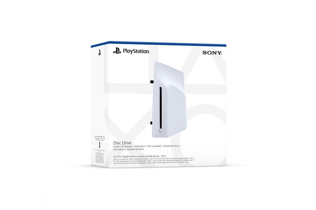 Sony PlayStation 5 Ultra HD Blu-ray Disc Drive for Digital Edition (CFI-2000 Slim Model) - White