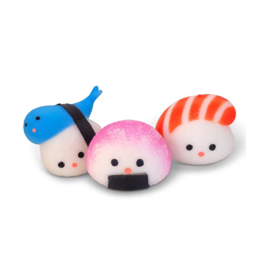 Tobar Scrunchems SUSHI Squish Ball - Glow in the Dark Stress Relief Squeeze Toy for Kids & Adults