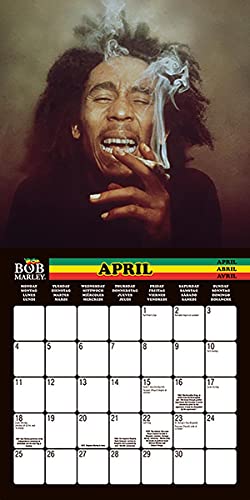 Bob Marley – Offizieller Wandkalender 2022 [16 Monate, mehrsprachig, 12 x 12 Zoll] von Pyramid International 3
