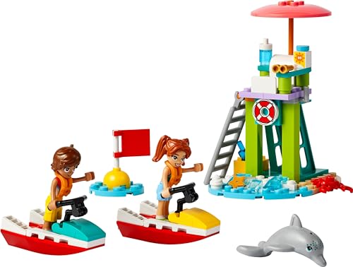 LEGO Friends Beach Water Scooter Building Set - Dolphin & Mini-Dolls Playset for Ages 5+ 8
