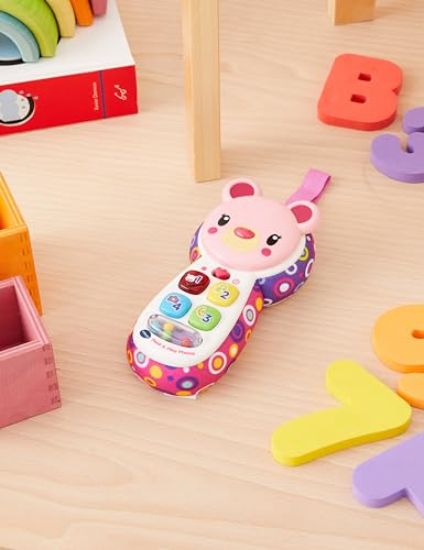 VTech Peek & Play Kids Mobile Phone - Educational Toy for Babies 3 Months+ with Lights, Sounds & Mirror 5