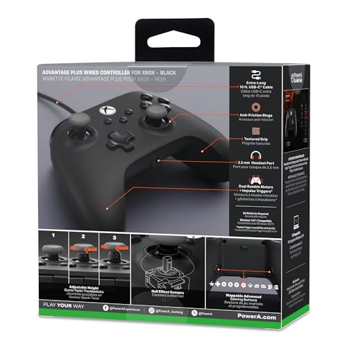 PowerA Advantage Plus Wired Controller for Xbox Series X|S - Black 11