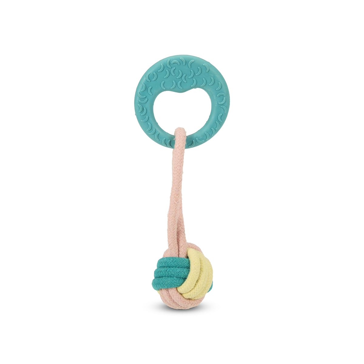 Petface Little Petface Rope Ball Dog Toy with Handle for Small Dogs and Puppies | TPR Material