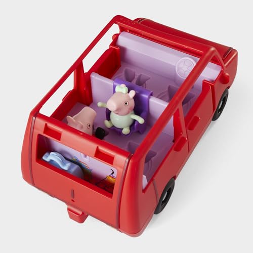Peppa Pig Big Family Car Playset - Red Vehicle with Peppa & Baby Evie Figures 9