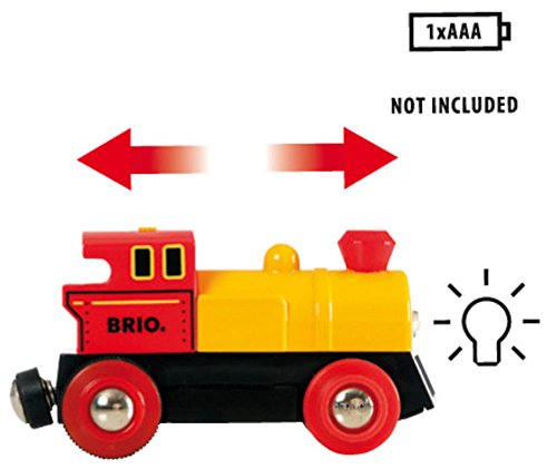 BRIO World Battery Powered Engine Train - Multi-Color, Ages 3+ 3