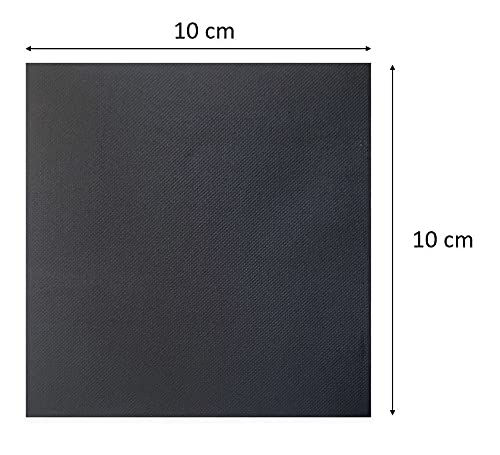 Morigami Saten Cocktail Black Paper Napkin 20x20 cm - Pack of 100 3