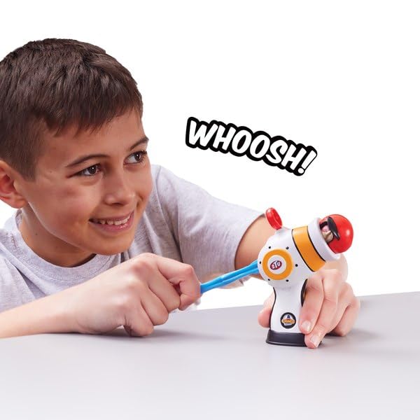 Stuntman Stu Hot Shot Cannon Blast - Sling Shot Action Playset for Kids 3