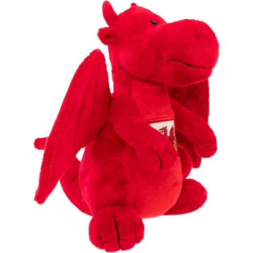 Red Dragon Plush Toy with Welsh Flag - Suki Gifts Boa Dragon 3
