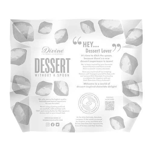 Divine - Chocolate Dessert Bar 26% White Chocolate Lemon Cheesecake with Lemon Crisp 12