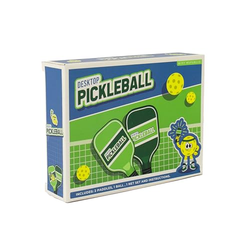 Gift Republic Desktop Pickleball Set - Complete Tabletop Game for 2 Players | Wood Material 3