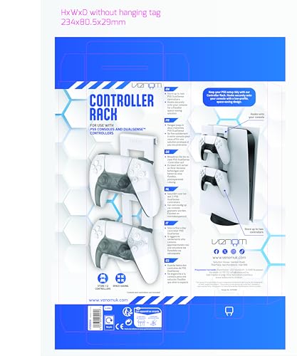 Venom PS5 Controller Rack - PS5 Storage Stand for DualSense Controllers 6