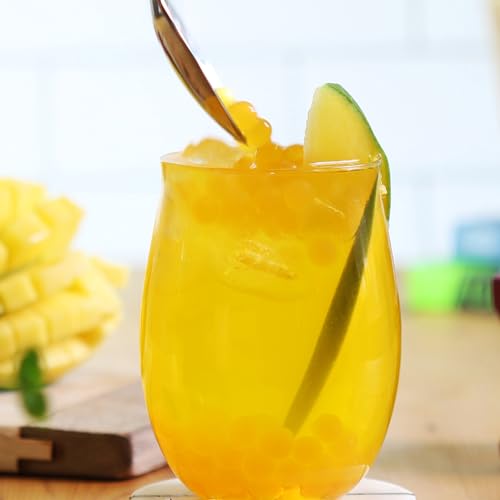 The TeaShed Mango Bubble Tea Syrup - 30ml Fruit Syrup for Homemade Boba Tea 3
