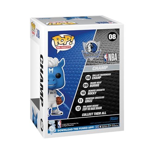 Funko Pop! NBA Mascots - Dallas Mavericks - Champ the Horse Vinyl Figure (52168) 3