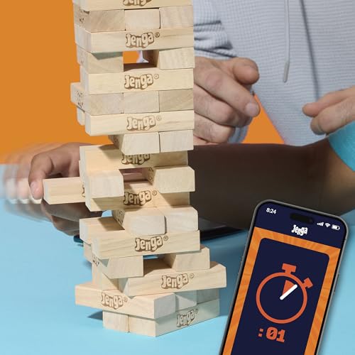 Hasbro Gaming Jenga Game with Digital Die 10