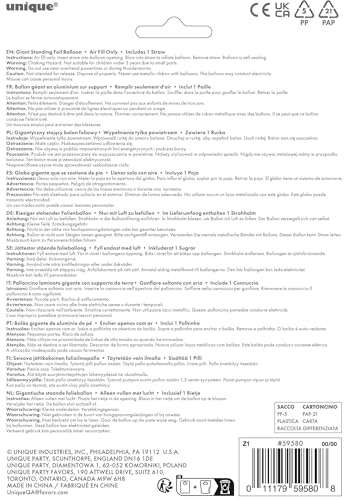 Majestic Silver 0-Shaped Foil Balloon - 76cm Standalone Party Decor for Milestone Celebrations 3