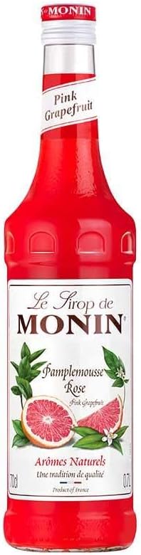 MONIN Pink Grapefruit Syrup 700ml - Vegan, Natural Flavouring for Cocktails, Mocktails & Beverages