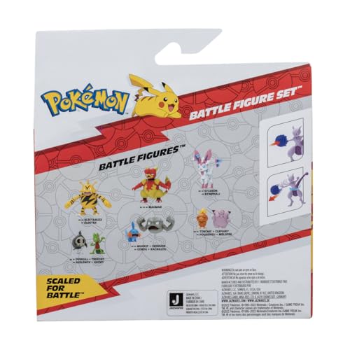 Pokémon Battle Figure Set 2 Pack – Mew and Mewtwo Deluxe Action Figures 4