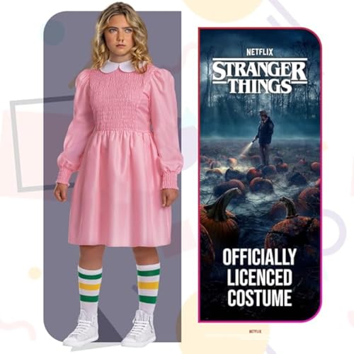 Disguise Eleven Pink Dress Costume - Tween Classic Size XL 4
