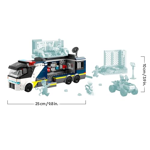 LEGO City Police Mobile Crime Lab Truck Toy Set - 674-Piece Building Kit for Kids 7+ 10