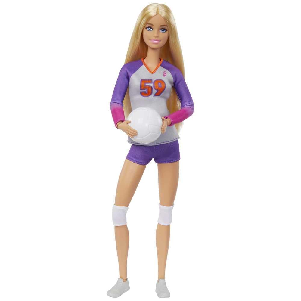 Barbie Made to Move Volleyball Player Doll with Uniform & Ball - HKT72 4