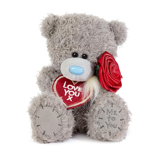 Me To You Bear Tatty Teddy I Love You Bear with Rose Plush | 15cm High 3