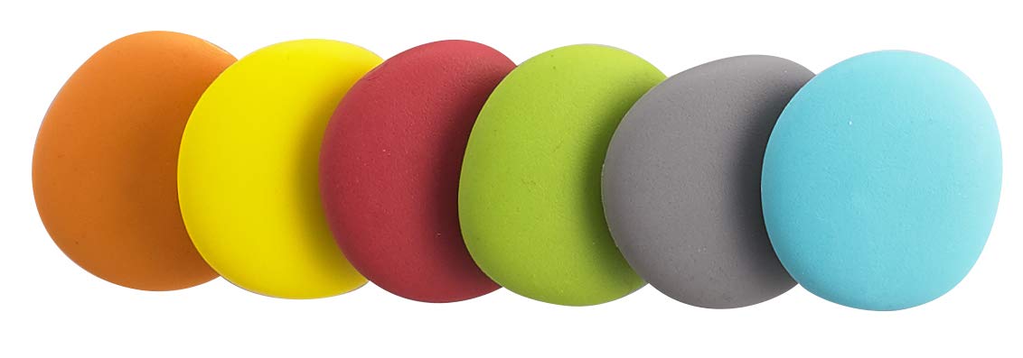 Junior Rainbow Pebbles - Earth Colors - Sorting and Stacking Stones for Ages 18M+