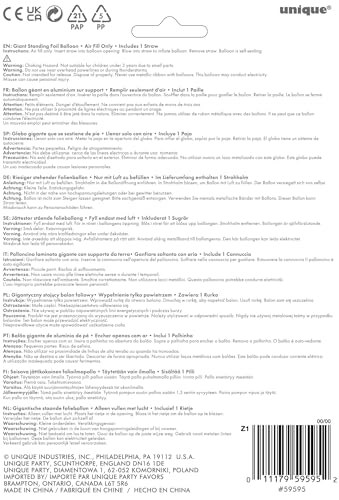 Folienballon Nummer 5 in Roségold – 76 cm, freistehend, Partydekoration für Meilenstein-Events 3