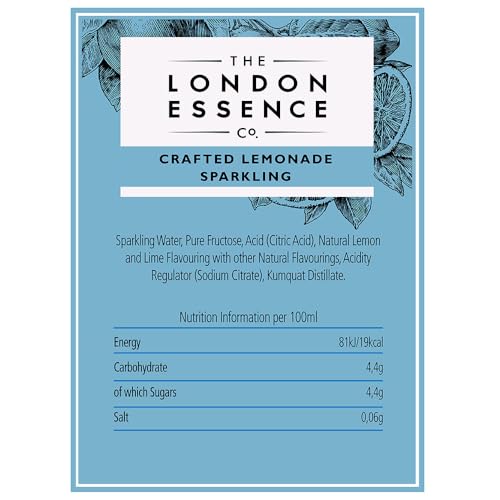 THE LONDON ESSENCE CO. Crafted Lemonade Sparkling Drink (150ml Can, Pack of 6) 5