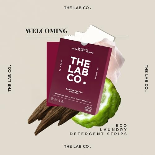 The Lab Co. - Waschmittelstreifen, Blätter, 64 Waschladungen, Öko, ultrakonzentriert 11