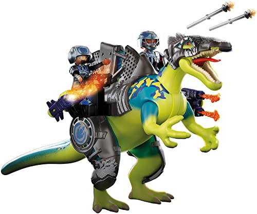 Playmobil 70625 Spinosaurus Double Defense Power Dino Rise Playset con Spinosaurus e armatura equipaggiabile