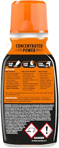 Buster Kitchen Plughole Unblocker 150g, Pack of 2 - Fast-Acting Drain Cleaner for Sinks & Pipes 9