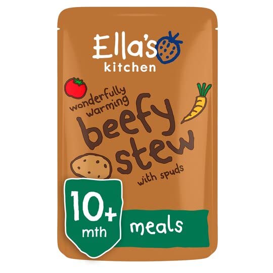 Ella's Kitchen Organic Wonderfully Wearing Beef Stew with Spuds 190g