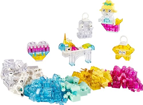 LEGO Classic Magical Transparent Box - 340-Piece Colorful Building Set for Kids 5+ 10